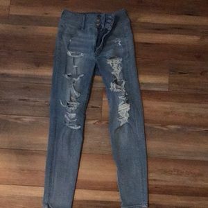 AMERICAN EAGLE high rise superstretch skinny jeans